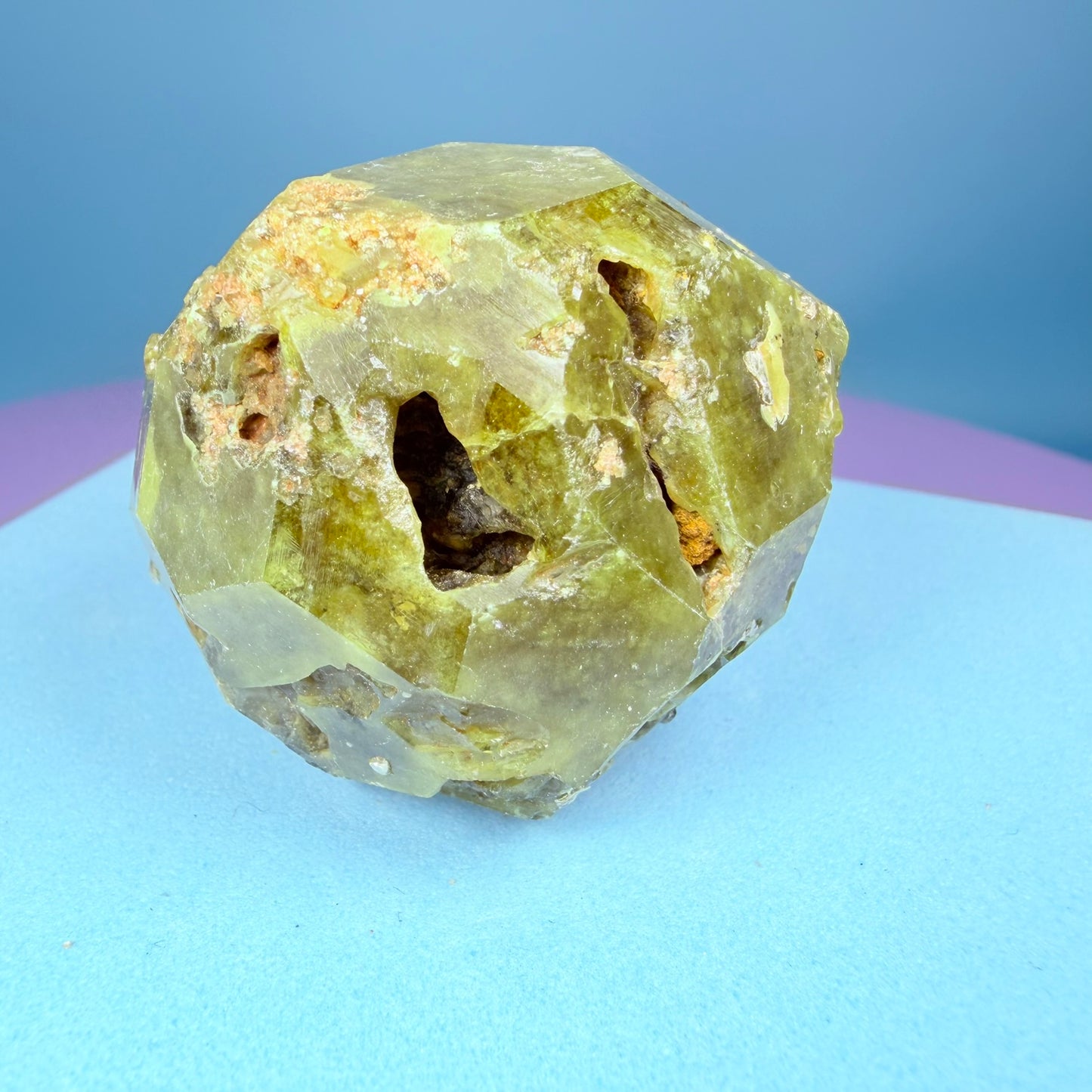 Grandite (Grossular-Andradite) Garnet Crystal Specimen