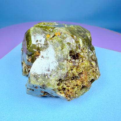 Grandite (Grossular-Andradite) Garnet Crystal Specimen