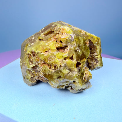 Grandite (Grossular-Andradite) Garnet Crystal Specimen