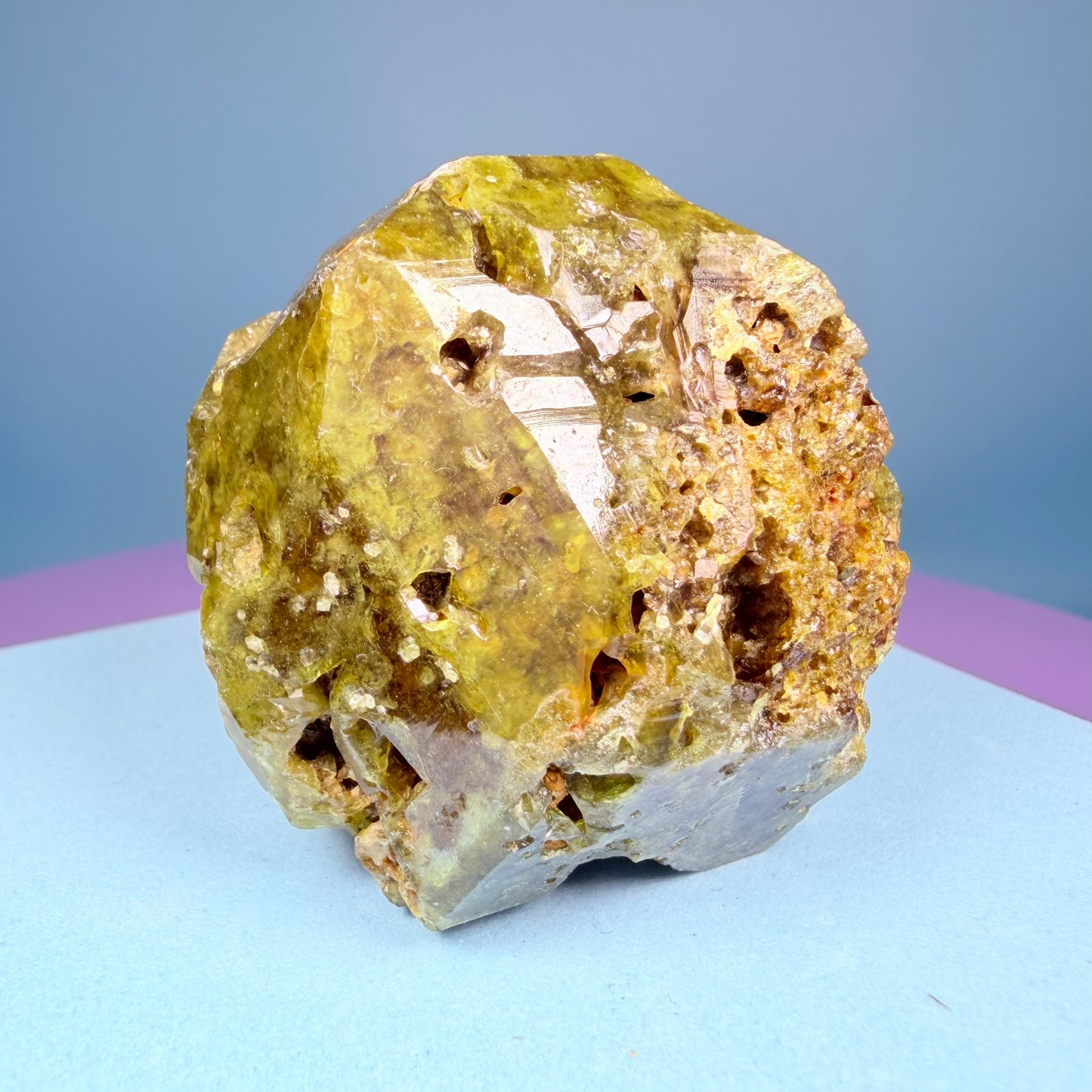 Grandite (Grossular-Andradite) Garnet Crystal Specimen