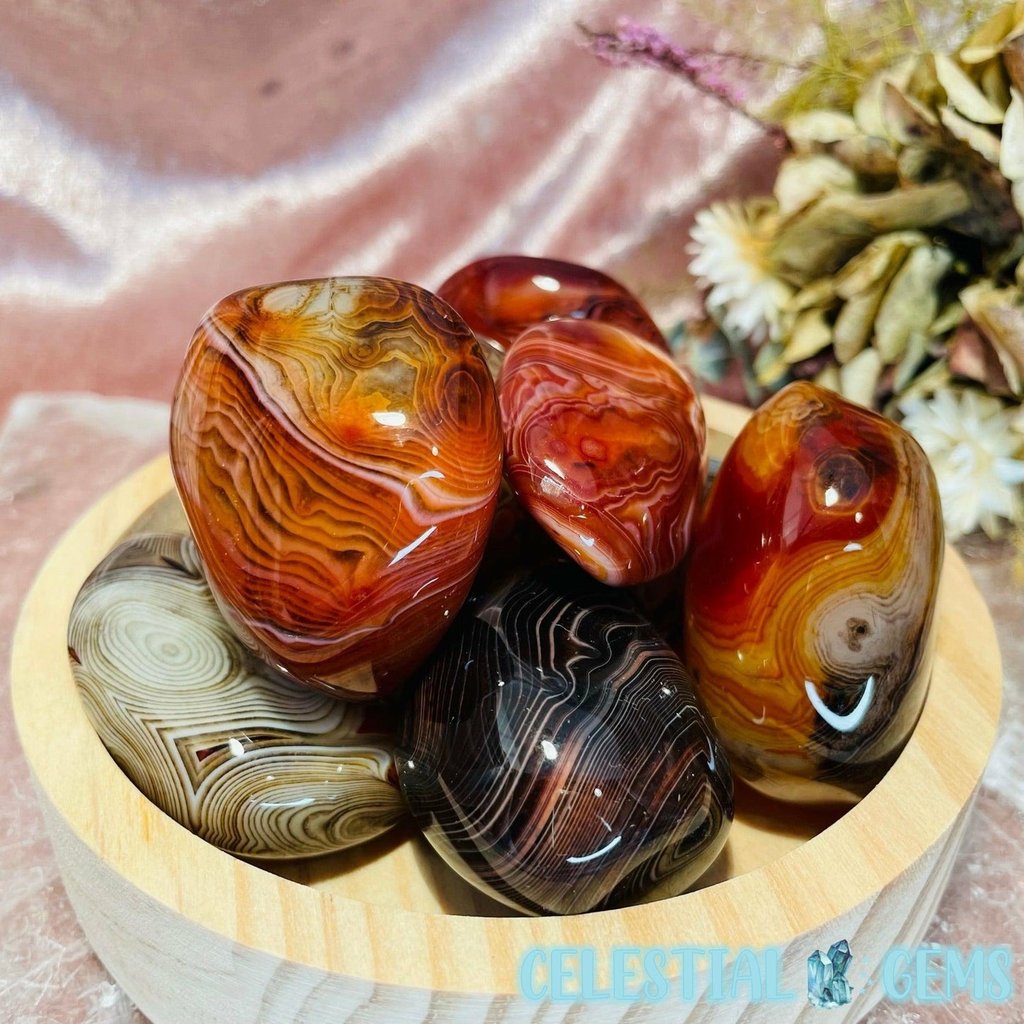 Sardonyx Agate Small Palmstone