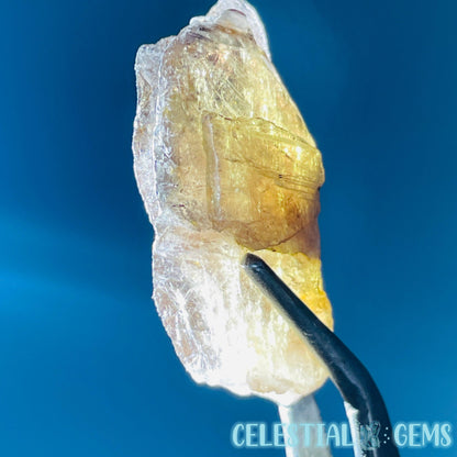 Rare Axinite Shard Gemstone Specimen with Pleochroism (Video)