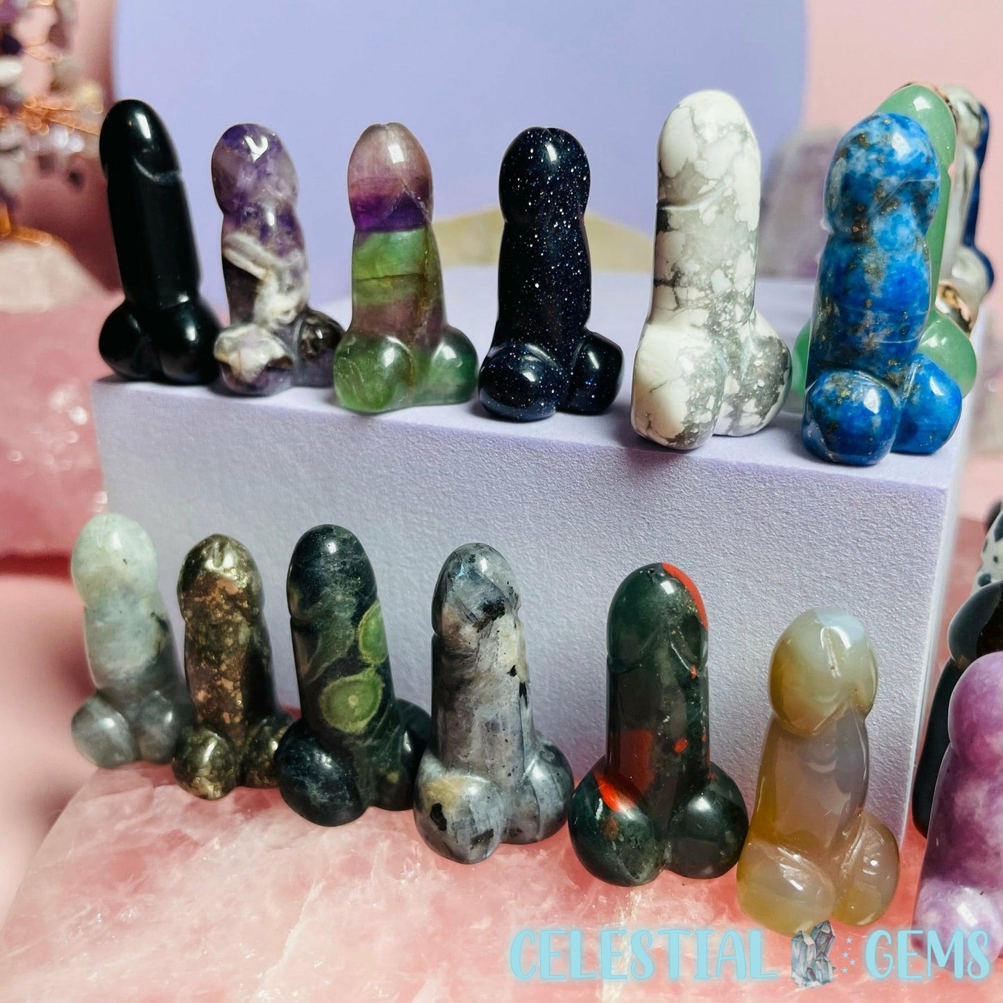 Crystal Penis Mini Carving (R18)