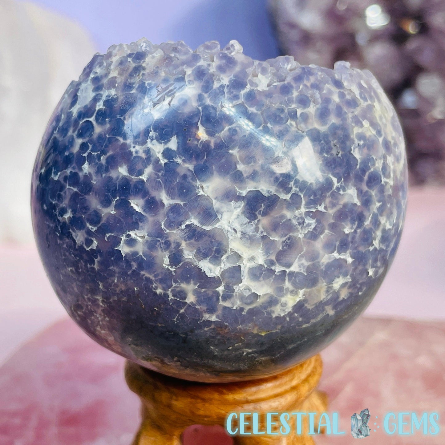 Grape Agate (Botryoidal Chalcedony) Medium Sphere