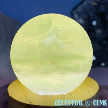 Yellow Fluorite Medium Sphere