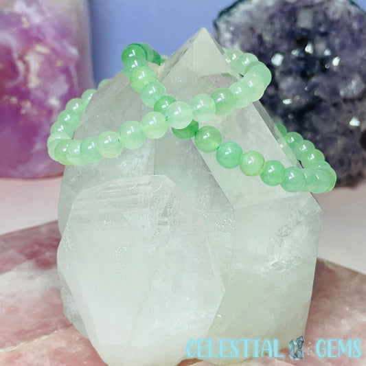 Green Aventurine 6mm Bead Bracelet