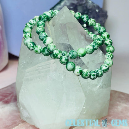 Tree Agate 6mm Bead Bracelet