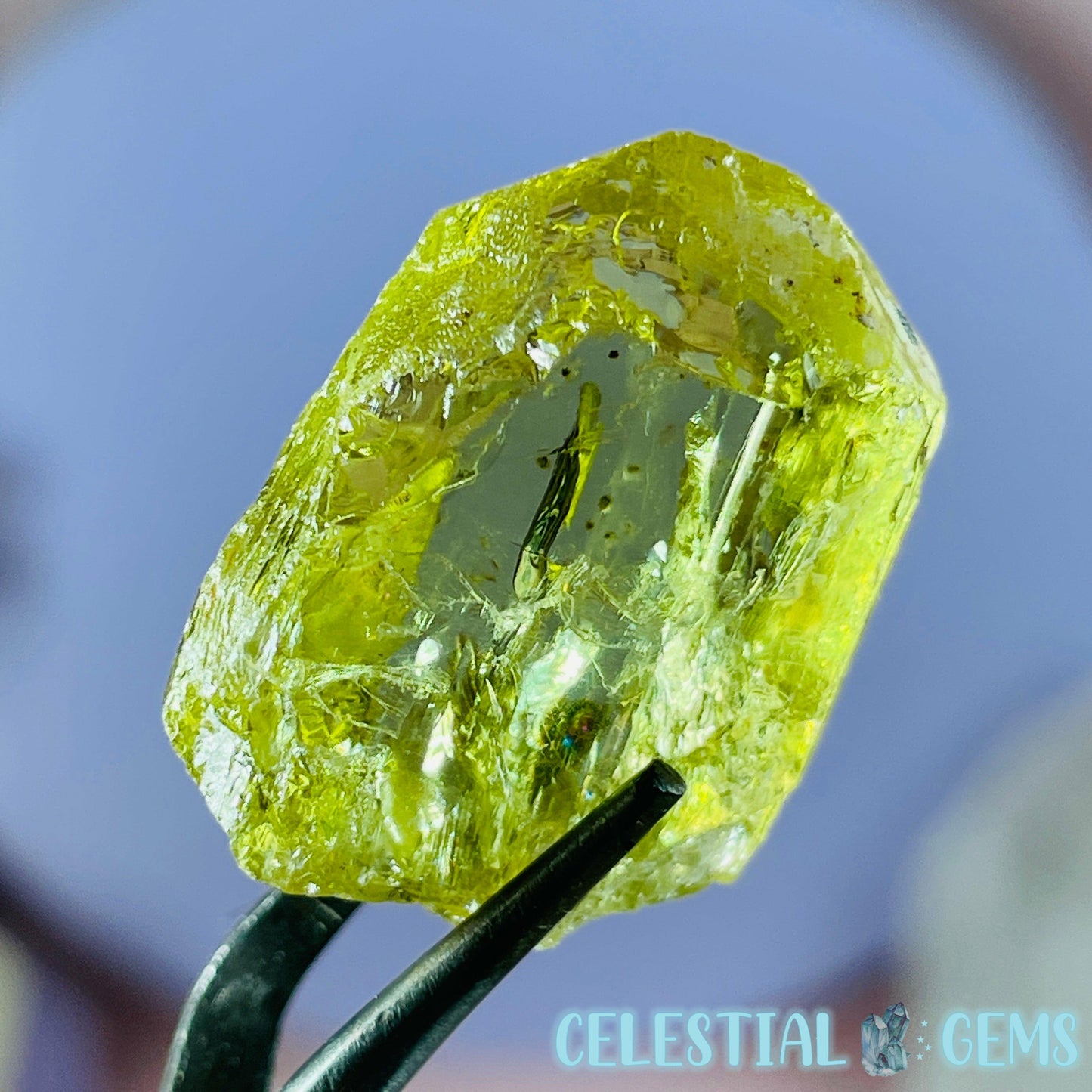 RARE Yellow Apatite Crystal Specimen B
