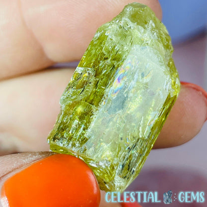 RARE Yellow Apatite Crystal Specimen G