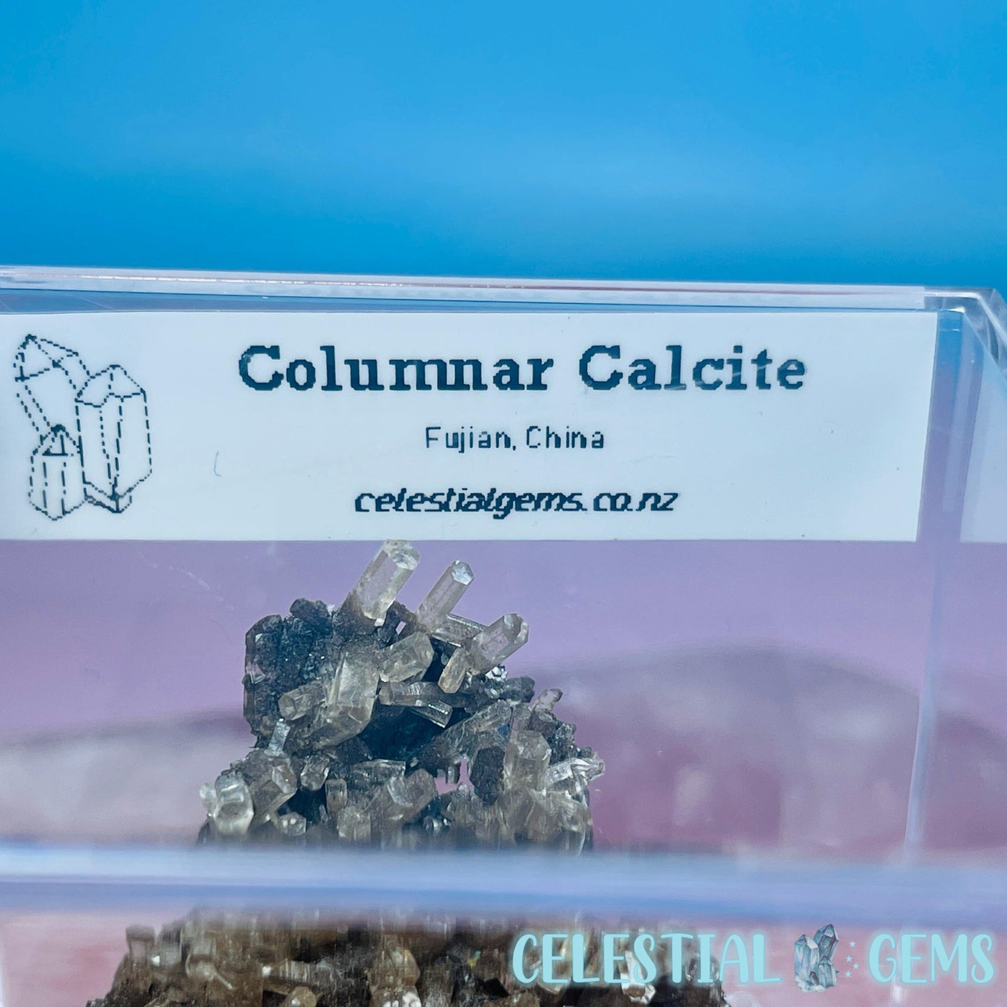 Columnar Calcite Small Cluster Specimen