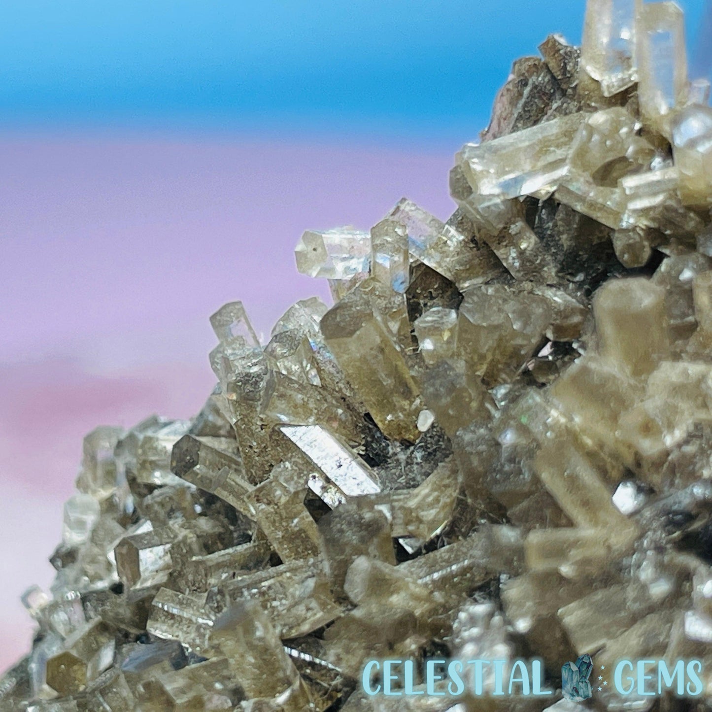 Columnar Calcite Small Cluster Specimen