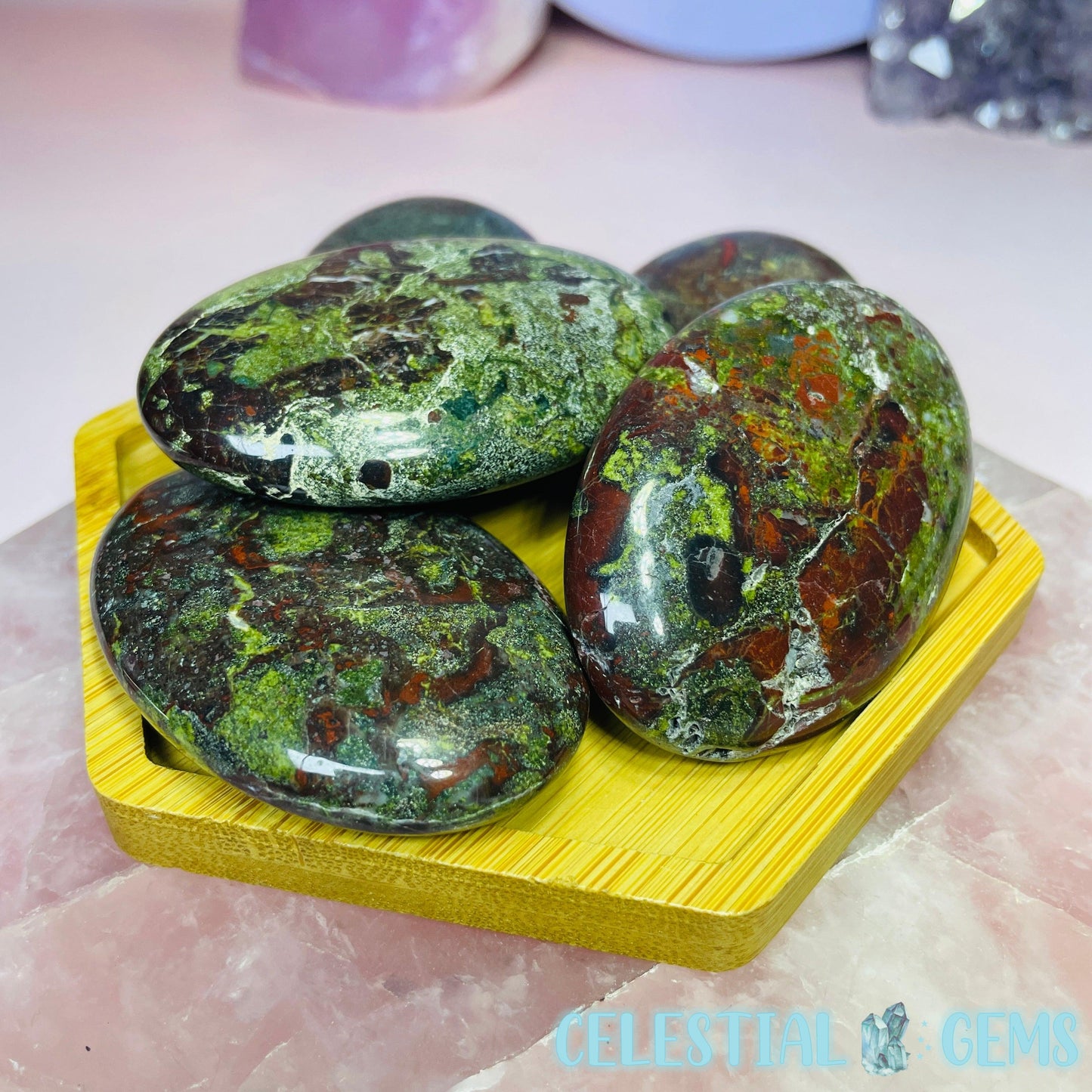 Dragon Bloodstone Palmstone