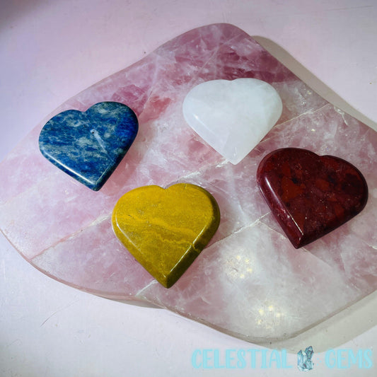 Flat Heart Small Carving (4 Materials)