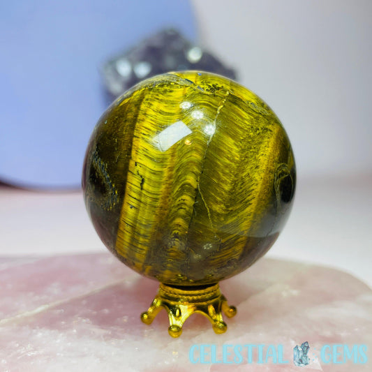 Tigers Eye Small Sphere