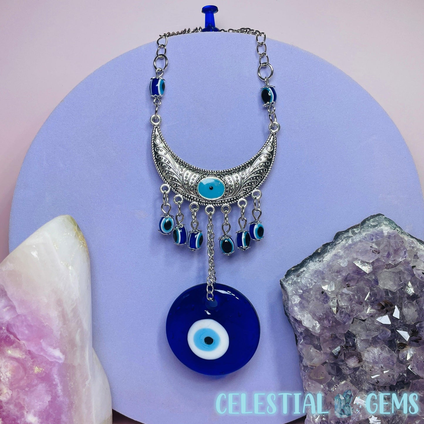 Turkish Evil Eye Metal Wall Hanging (Style 1)