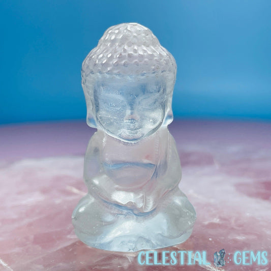 Clear Quartz Buddha Small Carving