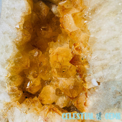 Citrine (HT) Large Geode Cave