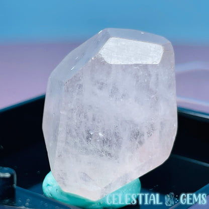 Morganite Beryl Mini Gemstone Specimen in Box