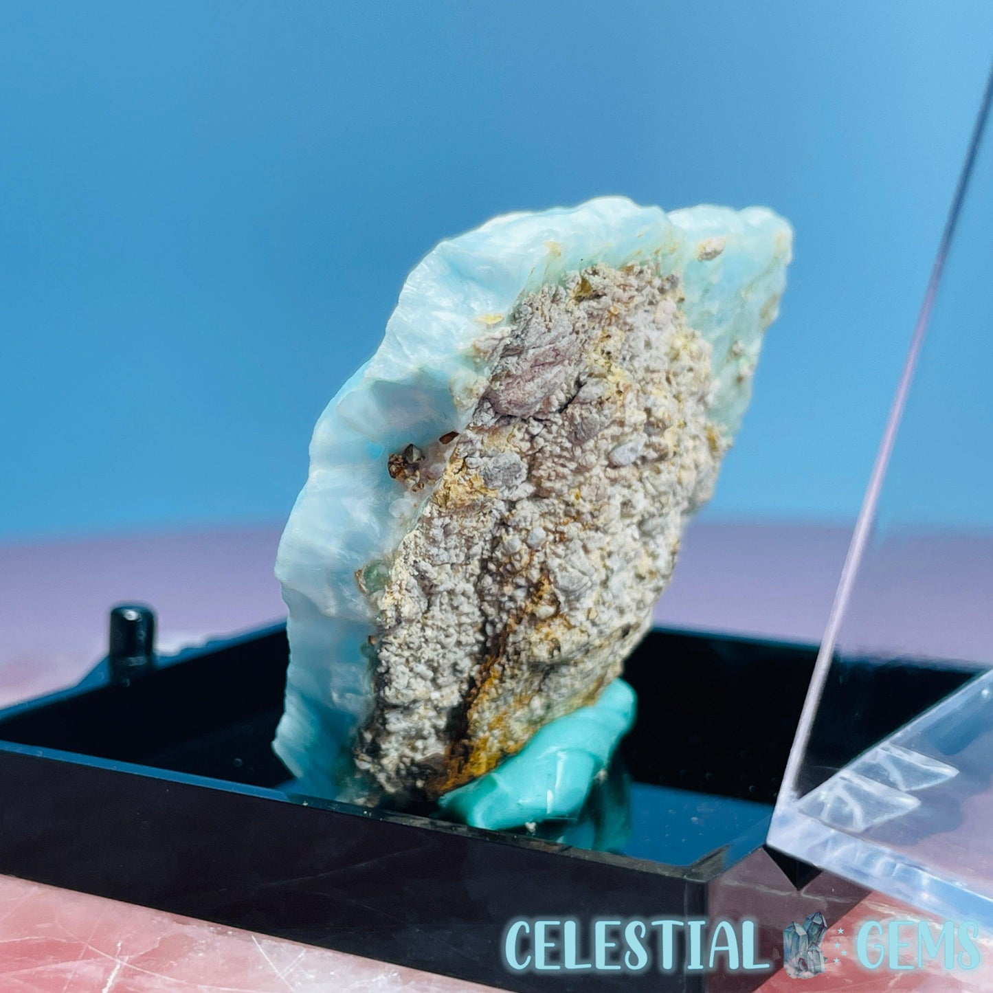 Hemimorphite Small Slab Specimen in Box