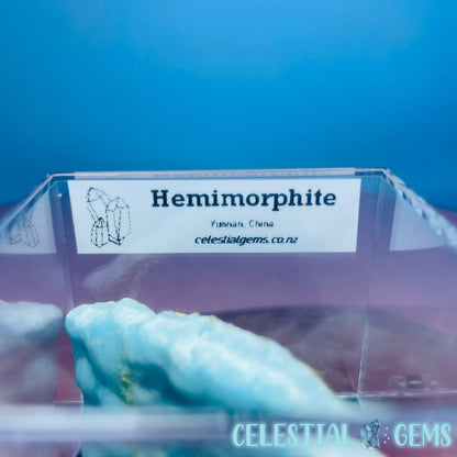 Hemimorphite Small Slab Specimen in Box