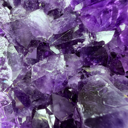 Amethyst Small Semi-Polished Cluster Freeform with Agate