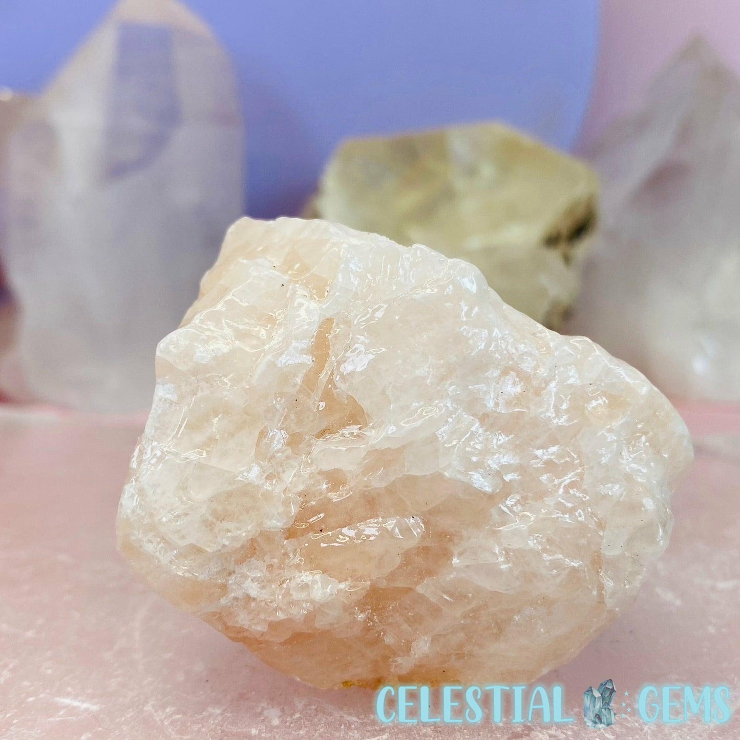 Rose Calcite Rough Chunk