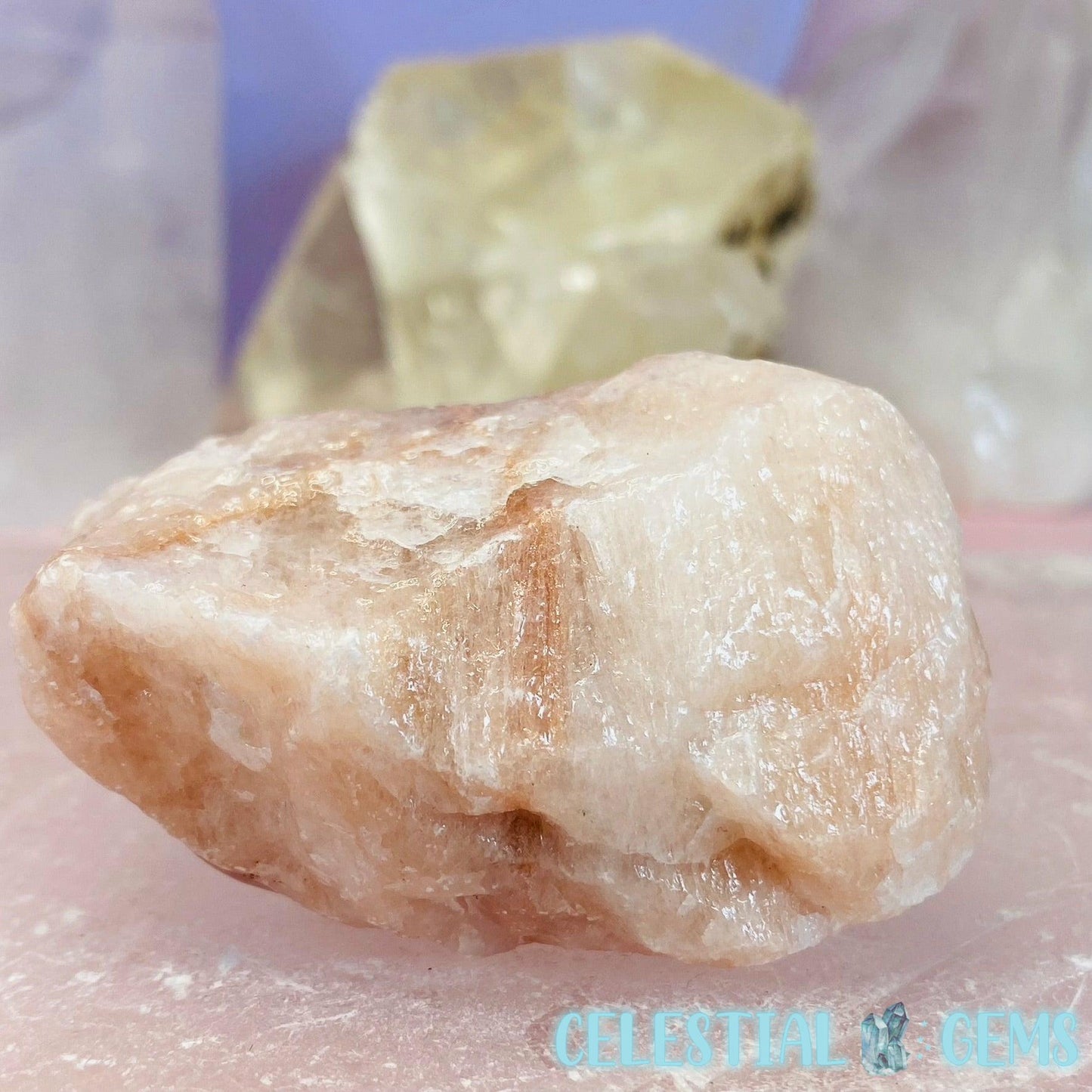 Rose Calcite Rough Chunk