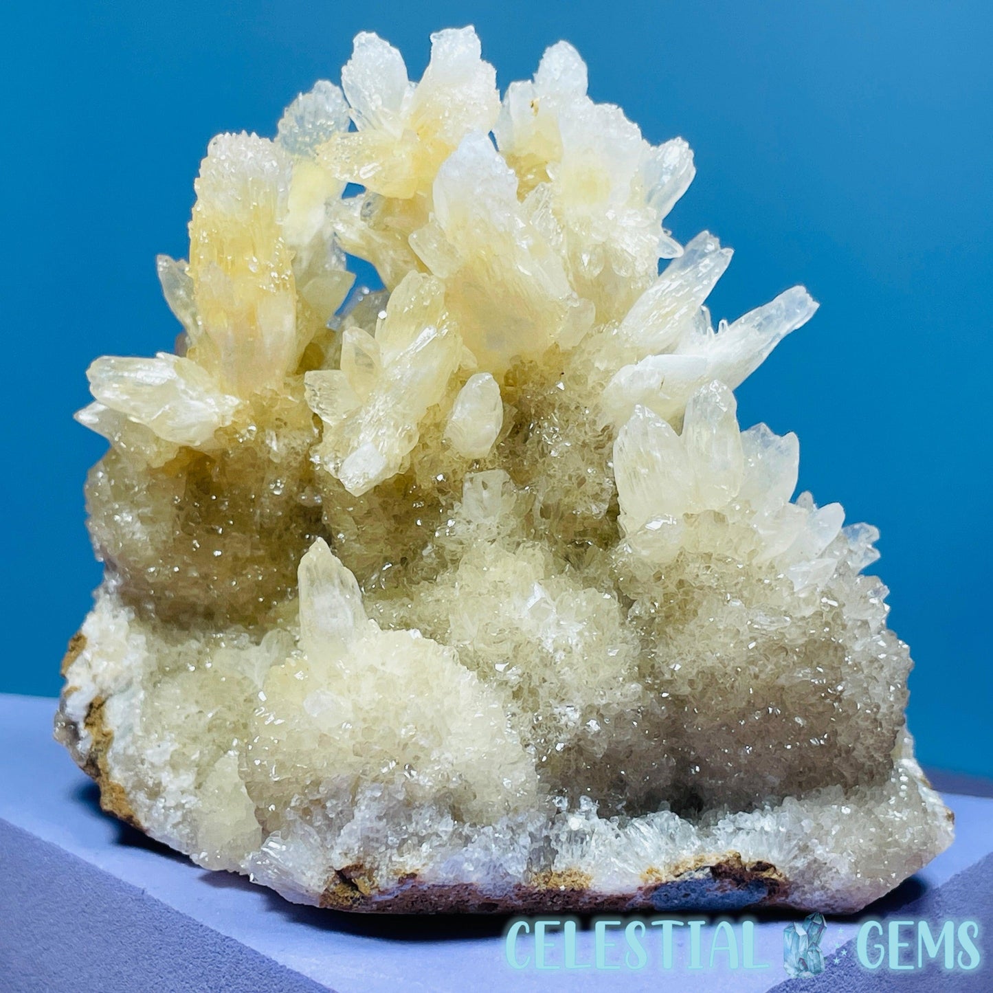 Sugar Calcite Medium Cluster