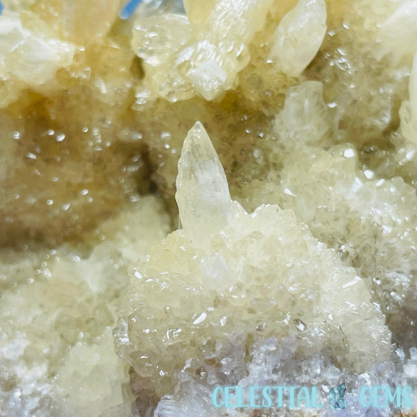 Sugar Calcite Medium Cluster