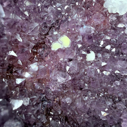 Amethyst Large Semi-Polished Cluster Freeform with Agate and Calcite (Video)
