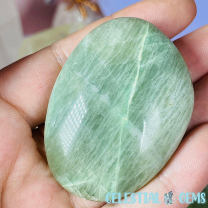 Green Moonstone (Garnierite) Palmstone