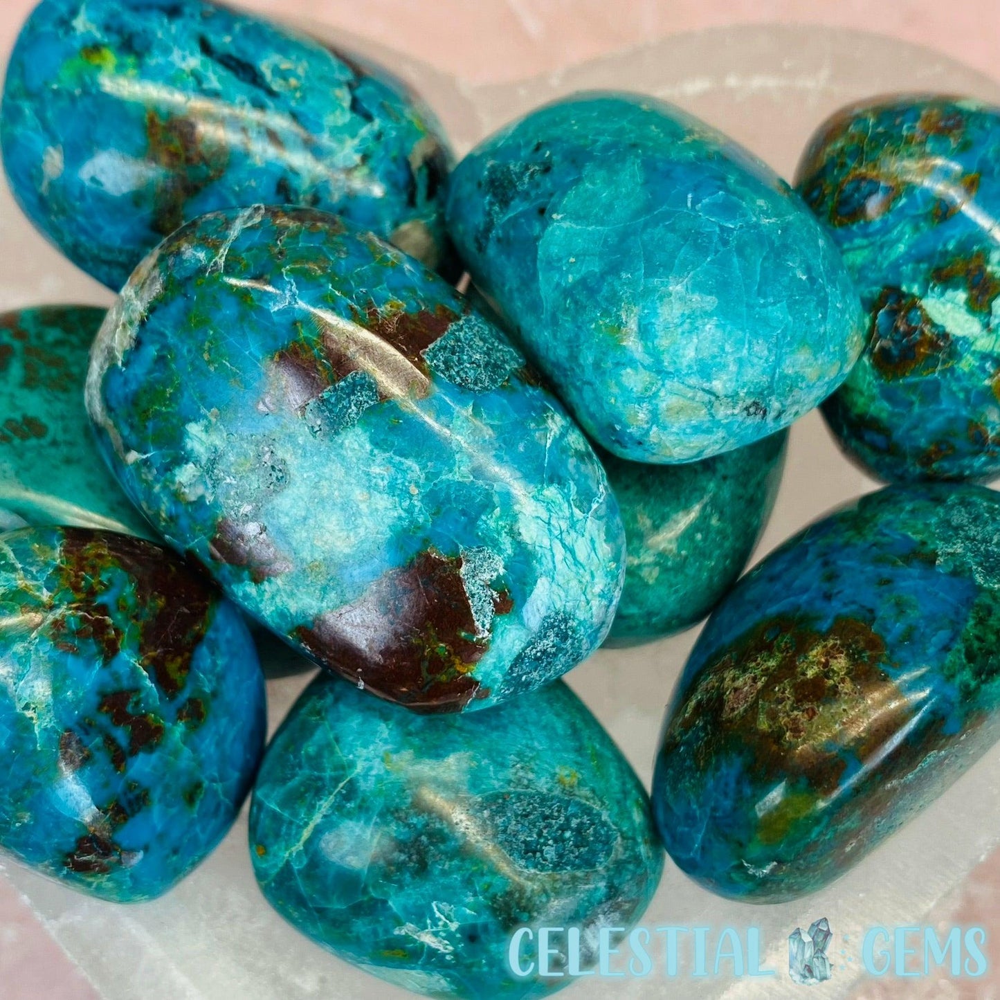 Chrysocolla Large Tumble