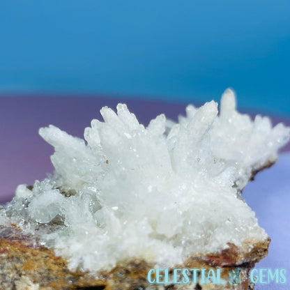 White Aragonite Druzy Cluster Small Specimen