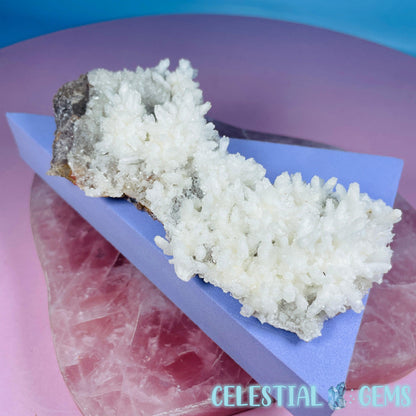 White Aragonite Druzy Cluster Medium Specimen