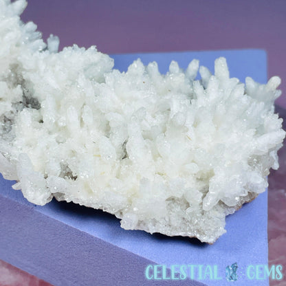 White Aragonite Druzy Cluster Medium Specimen