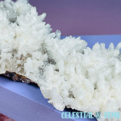 White Aragonite Druzy Cluster Medium Specimen