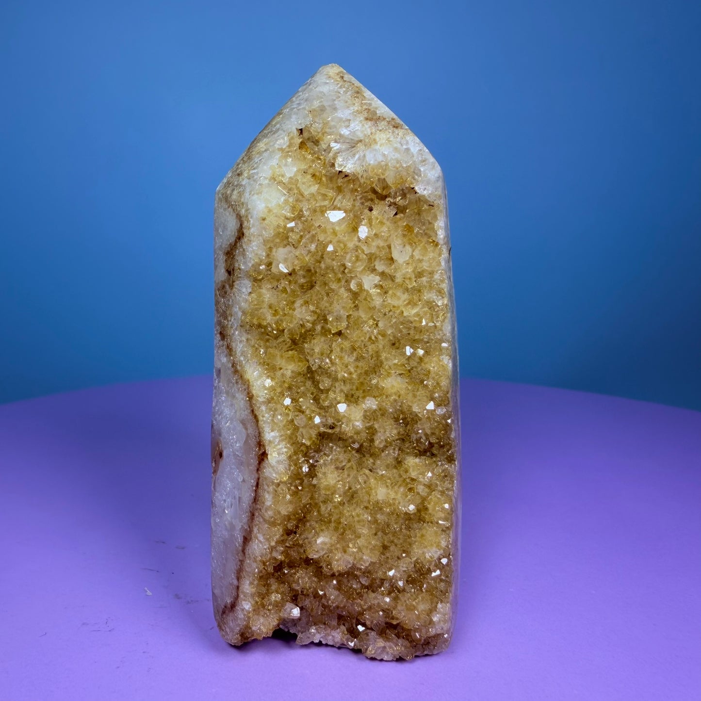Citrine Druzy Tower (Video)