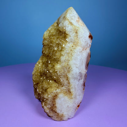 Citrine Druzy Tower (Video)