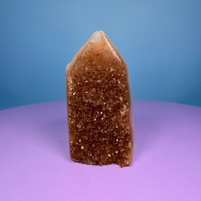 Citrine Druzy Tower (Video)