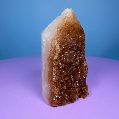 Citrine Druzy Tower (Video)