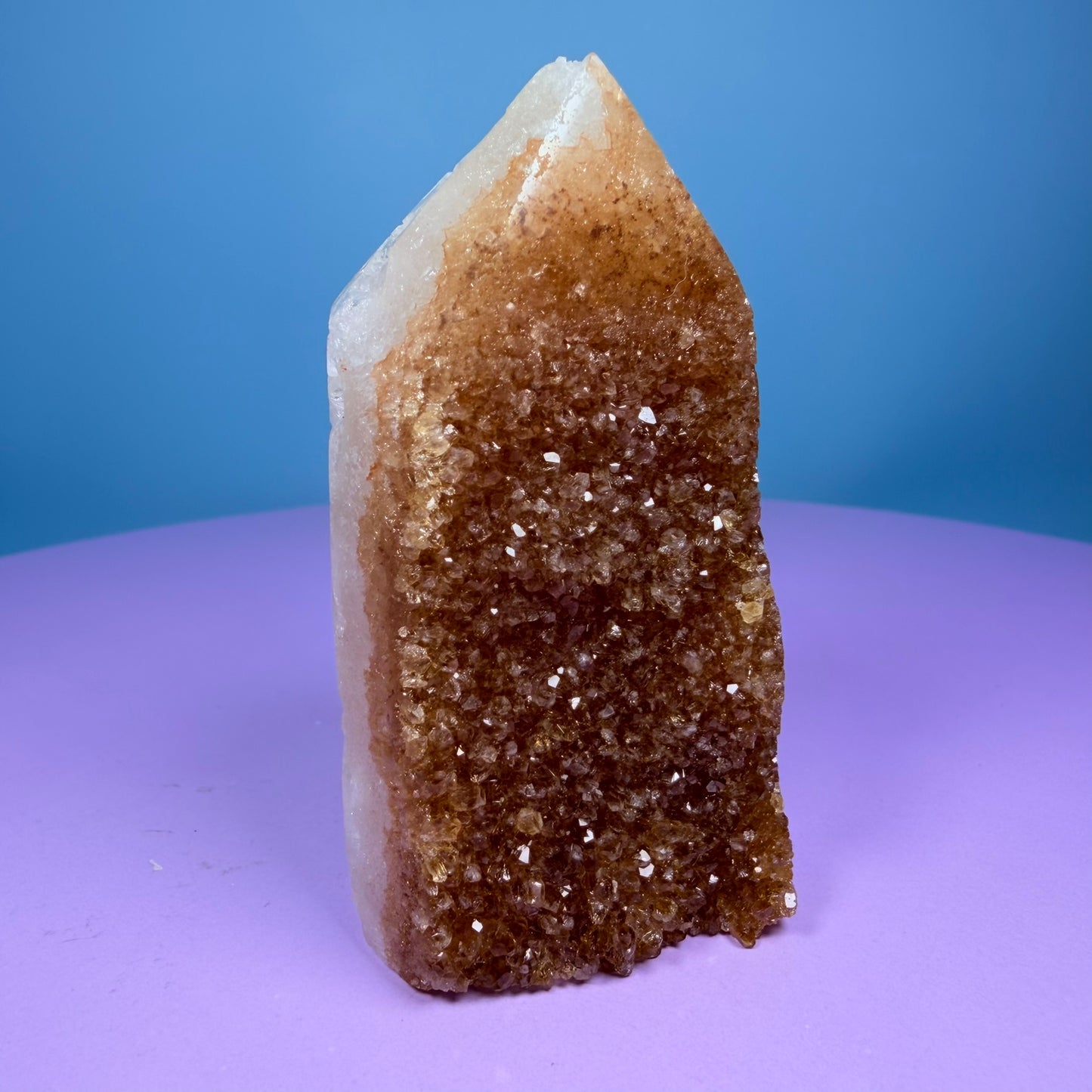 Citrine Druzy Tower (Video)
