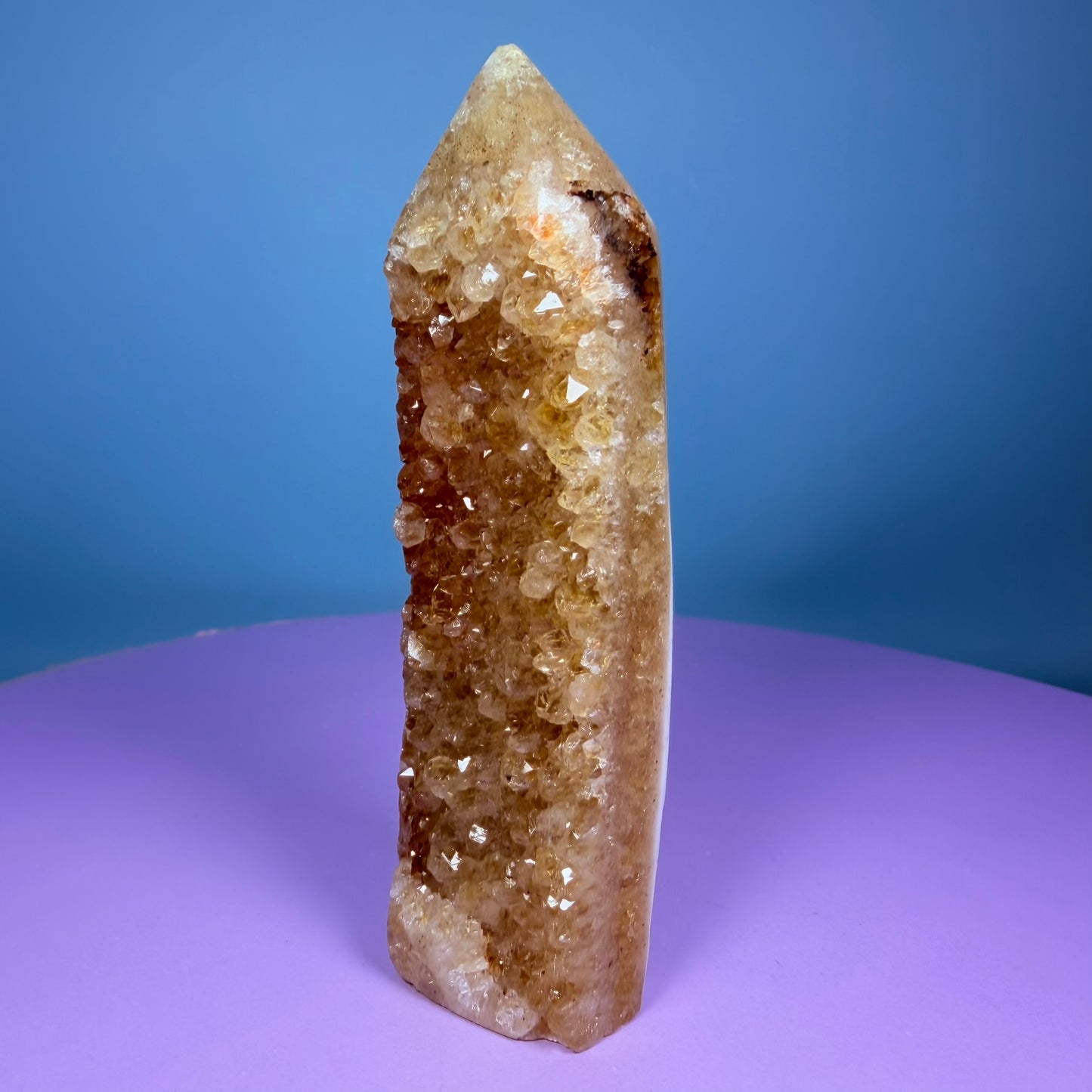 Citrine Druzy Tower (Video)