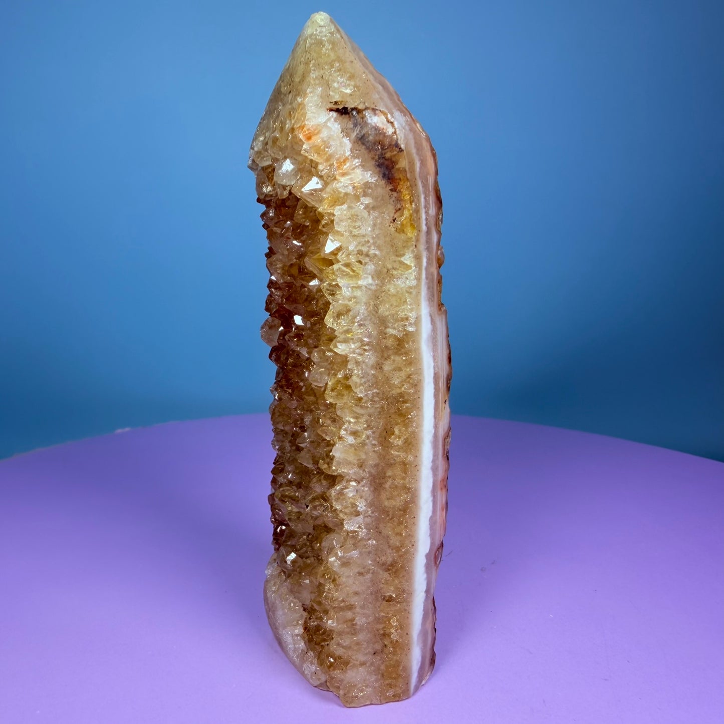 Citrine Druzy Tower (Video)
