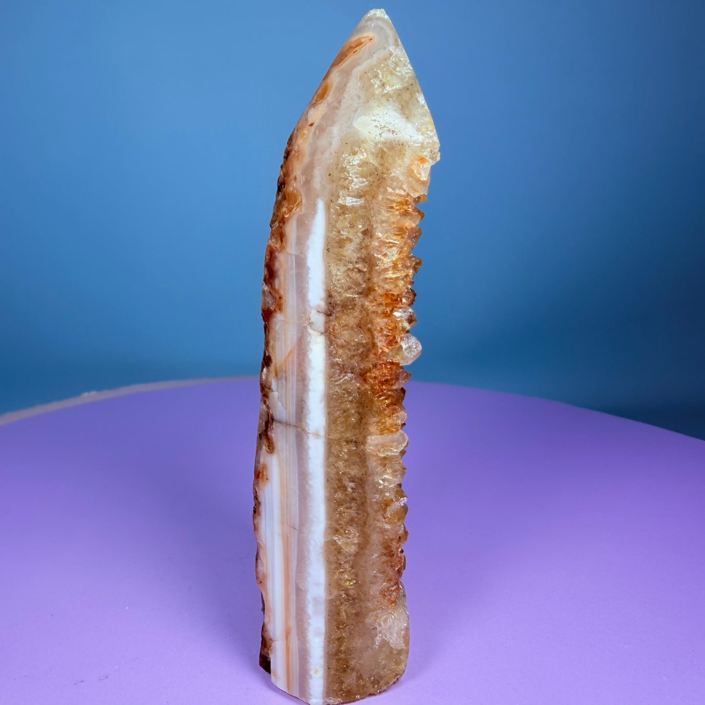 Citrine Druzy Tower (Video)