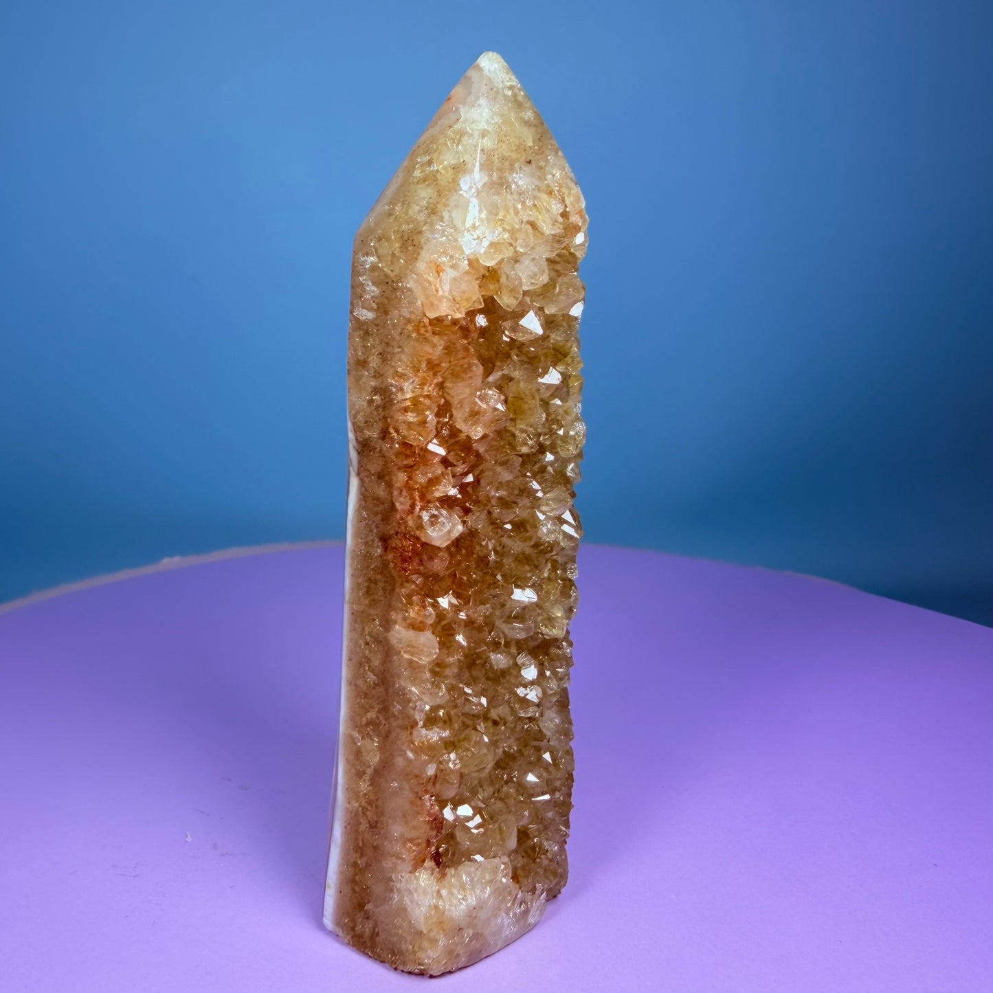 Citrine Druzy Tower (Video)