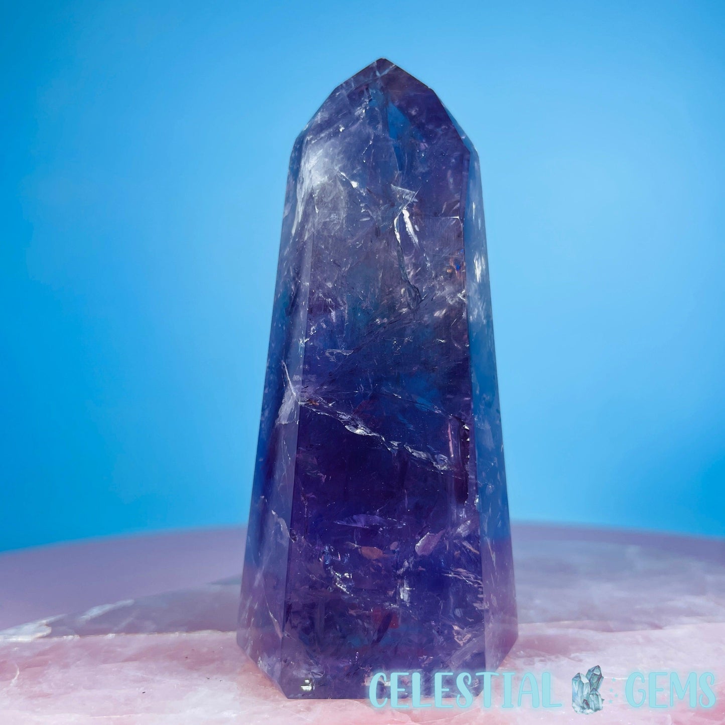 High Grade Amethyst Medium Tower