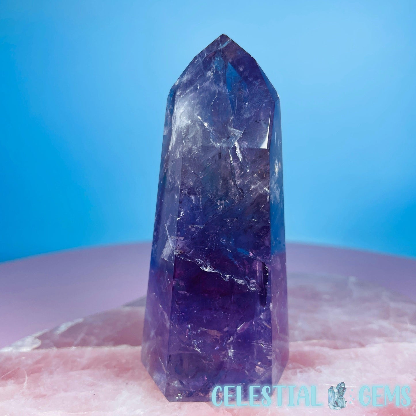 High Grade Amethyst Medium Tower