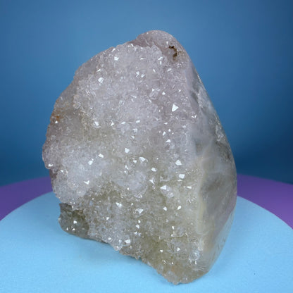 Sugar Quartz Small Semi-Polished Cluster Freeform (Video)