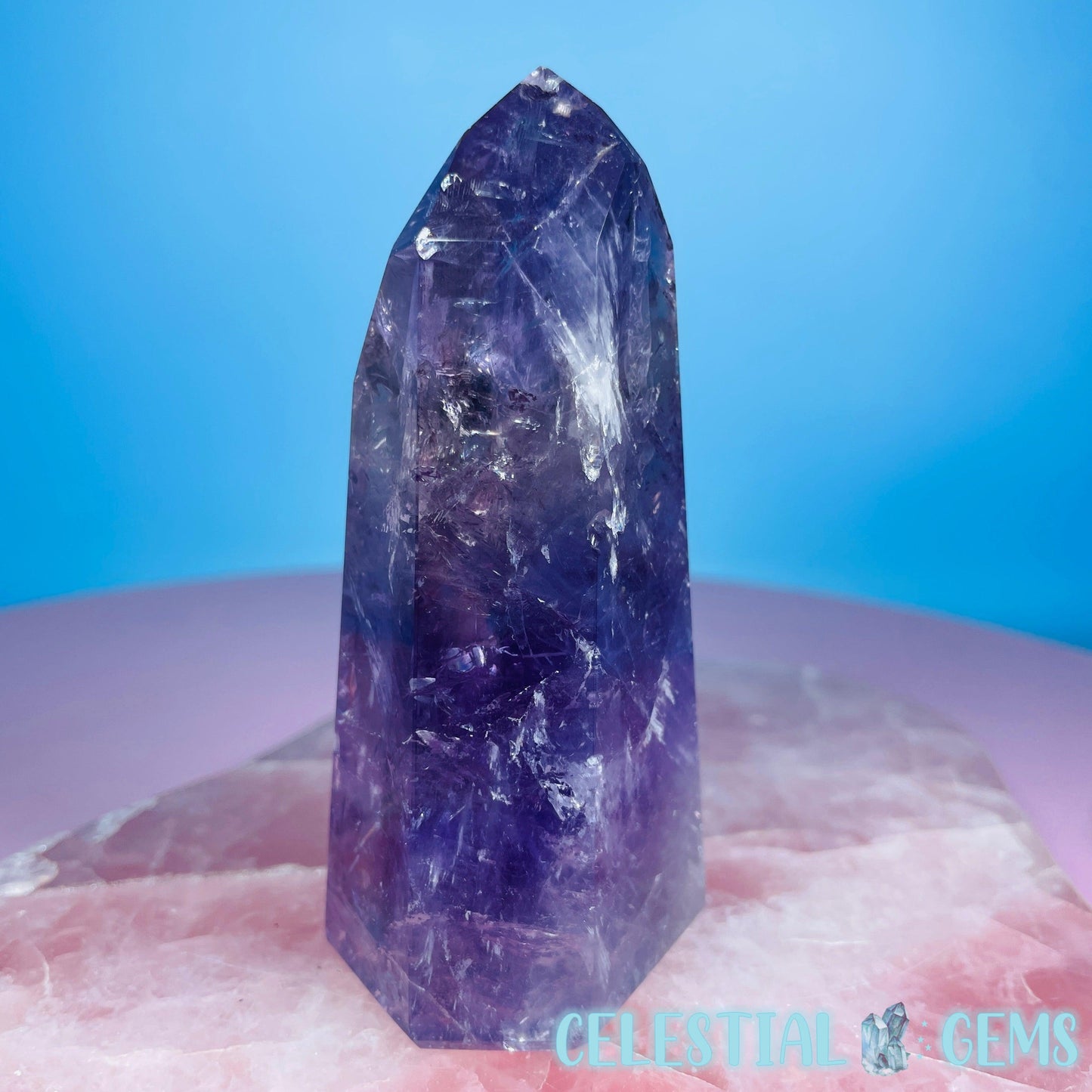 High Grade Amethyst Medium Tower