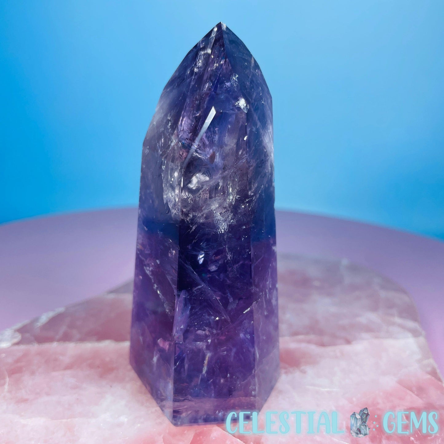 High Grade Amethyst Medium Tower